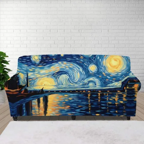 Vista 131 de ZOUTAIRONG Fundas elásticas para sofá con estampado de ramas de camuflaje 3D para sofá, funda para muebles de un solo cojín, decoración del hogar u
