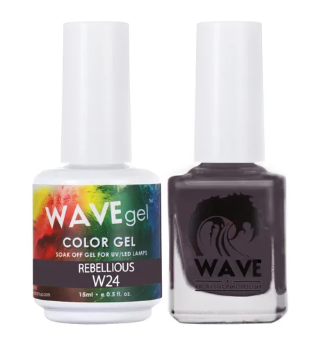 Vista 26 de WAVEGEL - Juego dúo de gel y esmalte de uñas a juego - Colección Simplicity - #P109 Blizzard I 0.5 onzas