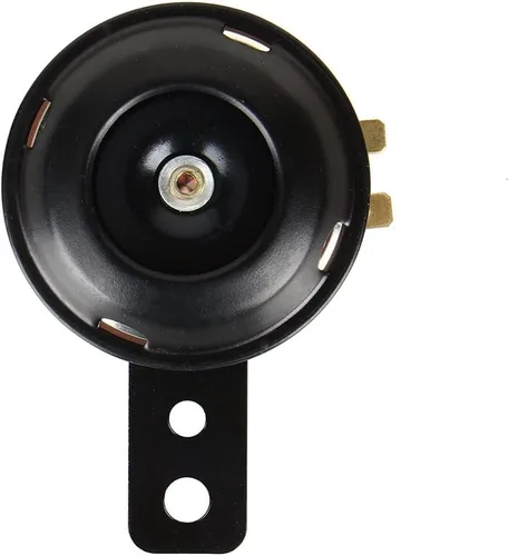 Vista 7 de 12V 1.5A Super 105dB Scooter Ciclomotor Dirt Bike ATV Negro Cuenca de la motocicleta Bocina de aire 2.756 in A24 Auto Car Vehicle Horn