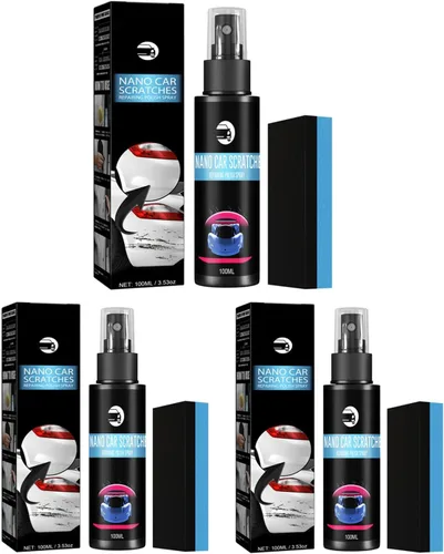 Vista 5 de Aerosol de reparación de arañazos de automóvil de 3.4 fl oz, reparación de arañazos de automóvil, nano aerosol de reparación de arañazos (1 unidad)