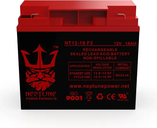 Vista 2 de Batería de repuesto para Ultratech UT12180 F2 (12 V, 18 Ah, F2)