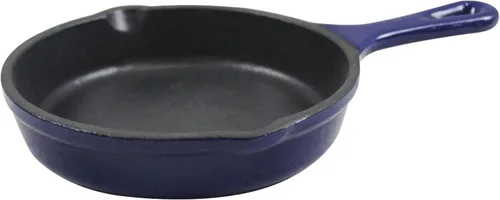 Vista 14 de Utensilios de cocina de hierro fundido esmaltado (Olla Mini 0,25 Qt., Glaciar)