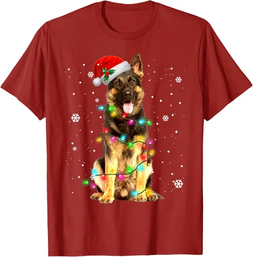 Vista 58 de Suéter de Navidad para perros de pastor alemán, suéter de Navidad para regalos de perros, Negro, S