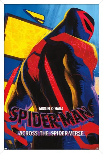 Vista 13 de Marvel Spider-Man: Across The Spider-Verse - Póster de pared de una hoja de Miguel O'Hara, 22.4 pulgadas de largo x 14.7 pulgadas de ancho, versión