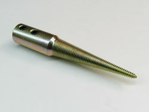 Vista 2 de Husillo cónico 1/4 "agujero de eje cónico roscado derecho amoladora-amortiguador-motor (E 3)