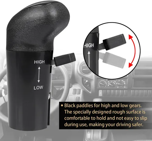 Vista 4 de A6909 - Perilla de cambio de 8, 9, 10 velocidades, palanca de cambios de aire resistente, piezas de transmisión, compatible con Eaton Fuller