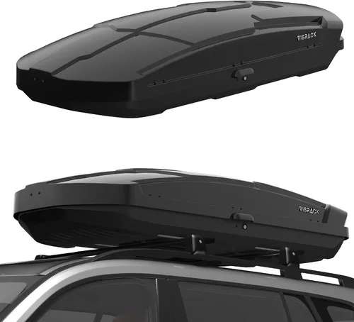 Vista 10 de Portaequipajes de Techo de Carcasa Rígida Grande con Cerradura de Llave 56" L x 30" A x 13.7" Al, 13 Pies Cúbicos, Impermeable de Servicio Pesado