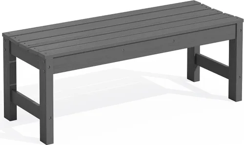 Vista 10 de SERWALL 2-Person Backless Outdoor Bench 56 Inches, Aruba