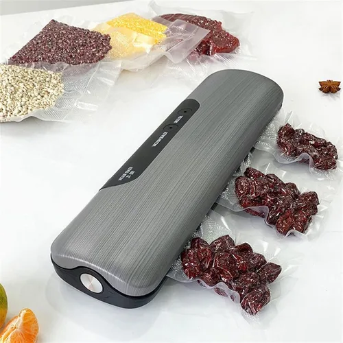 Vista 2 de Sellador al vacío Máquina de sellado térmico de alimentos Preservación Preservación Hogar portátil Mejor envasado fresco Empaquetador