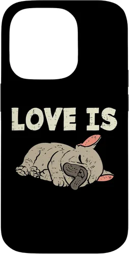 Vista 17 de Love is French Bulldog - Funda de regalo para iPhone 17