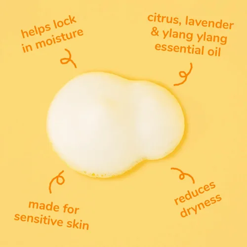 Vista 5 de Arau Baby Jabón corporal de espuma, repuesto de aroma cítrico, gel corporal espumoso natural a base de plantas para bebés, bebés y niños pequeños