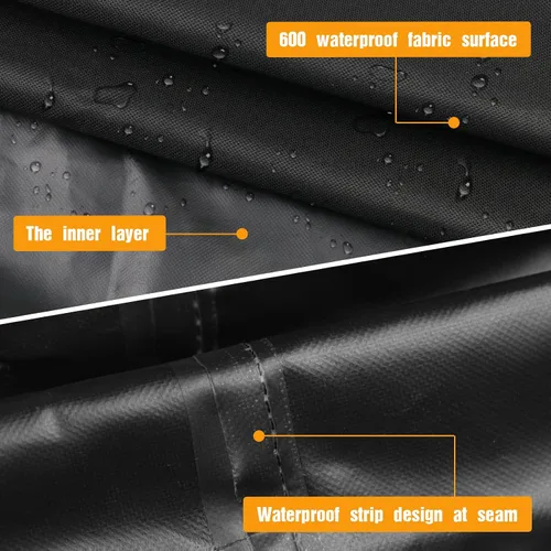 Vista 4 de Kasla Cubierta de enfriador evaporativo para enfriador evaporativo Hessaire MC26A, cubierta impermeable para enfriador de aire evaporativo, 21 x 15