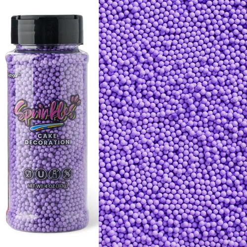 Vista 20 de Pastel Nonpareils Sprinkles, Sujoygar 4oz Edible Colored Cake Sprinkles Double-opening Design, 2mm Edible Dot Sprinkles for Cupcake Toppers Baking
