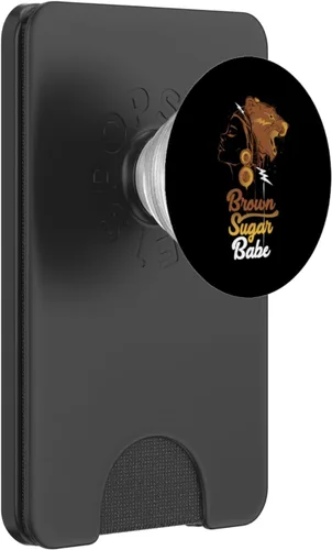Vista 8 de Brown Sugar Babe Proud Black Women African Pride PopSockets Adhesive PopGrip
