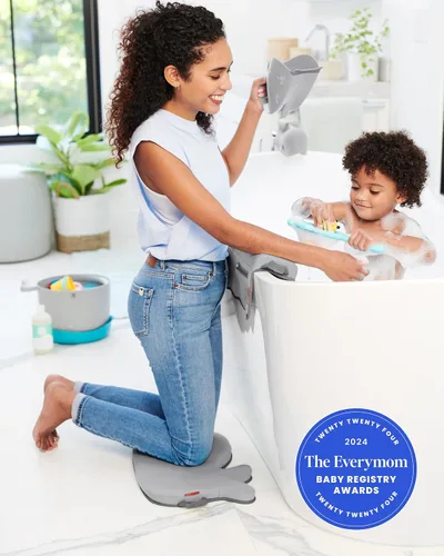 Vista 2 de Skip Hop MOBY - Set de Baño para Bebé, Color Gris