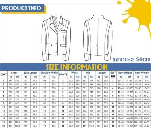 Vista 6 de Conjunto completo de traje formal de boda para niños