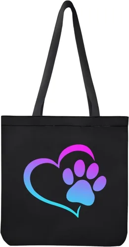 Vista 8 de Bolsa de tela para mujeres y niñas, bolsas de comestibles reutilizables
