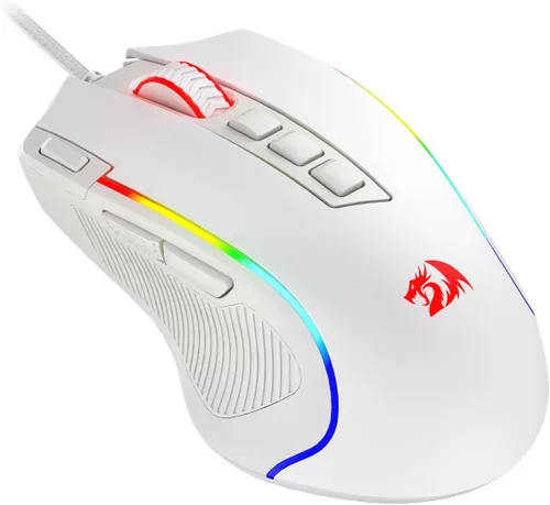 Vista 12 de Redragon M612AK PRO RGB Anime Mouse para Juegos, ratón óptico con cable/inalámbrico de 8000 DPI con 9 botones programables y 7 modos