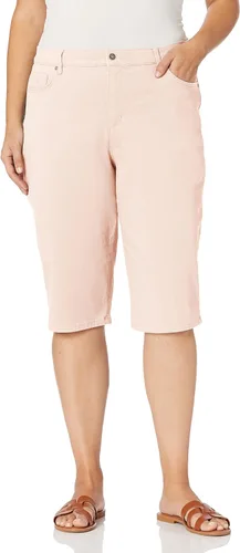 Vista 2 de Gloria Vanderbilt Pantalón corto Amanda Skimmer Petite para mujer Topo