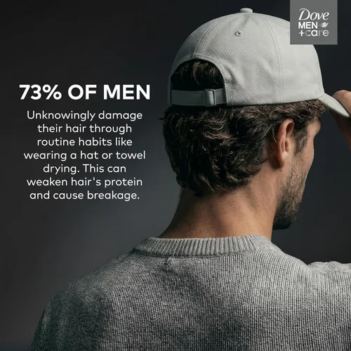 Vista 10 de DOVE MEN+CARE Champú 2 en 1 + acondicionador anticaspa 1 unidad para mejorar la salud del cuero cabelludo, con piritiona de zinc, 18 onzas