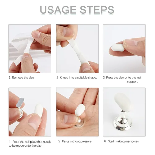 Vista 6 de Masilla de montaje adhesiva para colgar en la pared, póster adhesivo extraíble y reposicionable, no deja marcas, adhesivo pegajoso para colgar Blanco