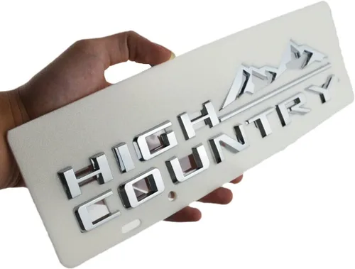 Vista 6 de 1 emblema de repuesto para guardabarros Tahoe Silverado High Country 19-21 (cromado)