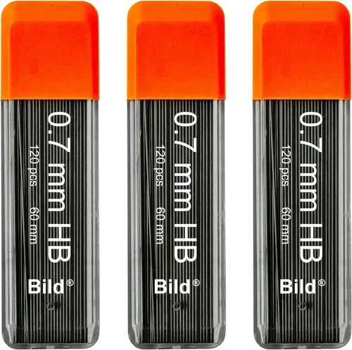 Vista 18 de Bild Premium 1250 recargas de mina de 0.3 mm HB para lápiz mecánico (HB Mega, 0.3 mm)