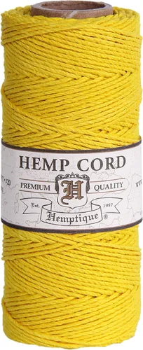 Vista 16 de Hemptique - Carrete de cordón de cáñamo 100 % - 62.5 m de hilo de cáñamo - Hecho con amor - Hilo de cordón de 20 ~ 1 mm para hacer joyas, macramé