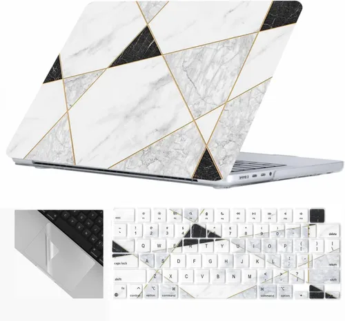 Vista 22 de Se7enline Funda rígida compatible con MacBook Pro de 13 pulgadas para Mac Pro de 13 pulgadas con/sin Touch Bar A1706/A1708/A1989/A2159 2016-2023