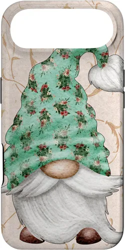 Vista 27 de Floral Shabby Chic Design with Cute Gnomie for Summer Gnome Case for iPhone 17