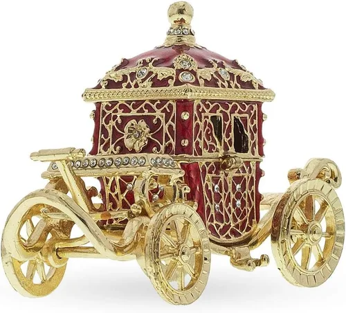 Vista 2 de BestPysanky Estatuilla de caja de joyería de entrenador de coronación