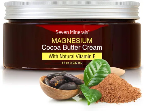 Vista 6 de Seven Minerals Copos de magnesio relajantes y crema natural para piernas