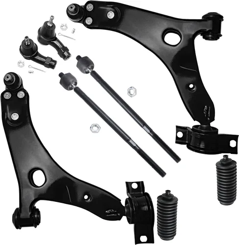 Vista 402 de Detroit Axle - Kit de brazos de control de extremo de 8 piezas para Toyota 2001-2003 Highlander 2002-2003 Camry Lexus ES300, 2 conjuntos de brazos