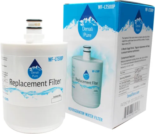 Vista 2 de 2-Pack – LG lsc26905sb lado Filtro de agua de repuesto compatibles LG 5231JA2002 A, LT500P cartucho de filtro de agua para nevera