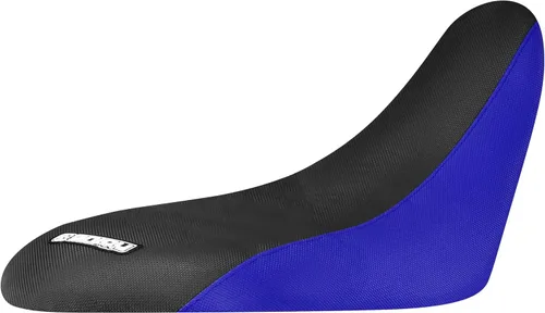 Vista 7 de Enjoy Mfg Funda de asiento - Compatible con Yamaha Raptor 700 700R 2006-2024#193 (Todo negro/costillas azules)