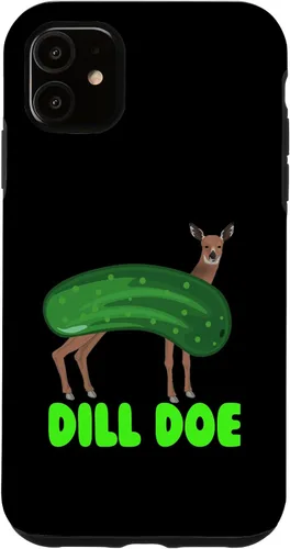 Vista 8 de Dill Doe - Carcasa para iPhone 17, diseño de ciervos y naturaleza divertida para adultos