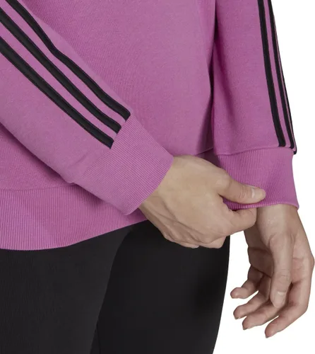 Vista 25 de adidas Sudadera Essentials de forro polar con 3 rayas para mujer