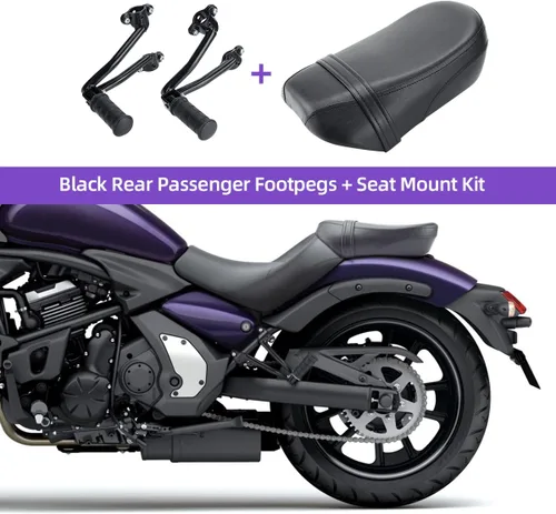 Vista 3 de Kit de estriberas y asiento de pasajero para Kawasaki Vulcan 650 VN650 2015-2025