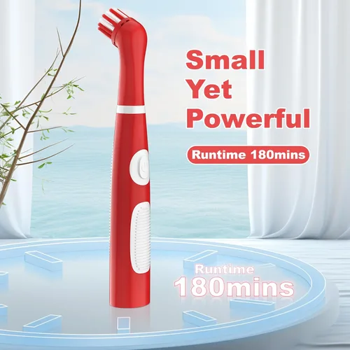 Vista 3 de SOARING Cepillo de limpieza eléctrico recargable con cabezales de cepillo múltiples 4 en 1, cepillo motorizado inalámbrico para interiores y hogar