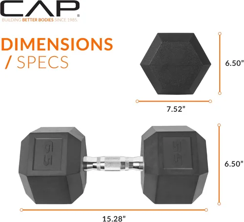 Vista 187 de CAP Barbell - Mancuerna recubierta Varias opciones de pares y conjuntos