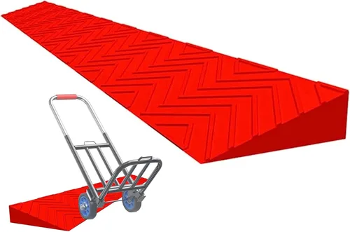 Vista 8 de Rampas de umbral portátiles para interiores y exteriores, de 1 a 3.9 in, rampas para robot de barrido, rampa de umbral de superficie antideslizante