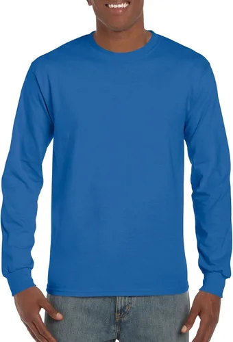 Vista 67 de Gildan - Camiseta de algodón y de manga larga para hombre, modelo G2400 (1) verde irlandés + (1) negro