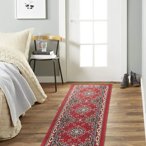 Vista 28 de Home Dynamix Premium Sakarya - Alfombra tradicional con borde de medallón, color azul campo, 9 pies 2 pulgadas x 12 pies 5 pulgadas, rectangular