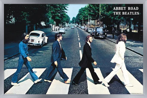 Vista 16 de Trends International Beatles-Abbey Road - Póster de pared, 22.375 x 34 pulgadas, versión sin marco, dormitorio