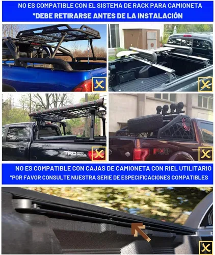 Vista 7 de Mamoru Cubierta enrollable suave para caja de camioneta de 6.5 pies compatible con Dodge Dakota 1997-2004 cubierta de vinilo Tonneau Soft Roll Up