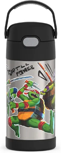Vista 31 de THERMOS FUNTAINER Botella de agua con pajita, 12 onzas, Avengers