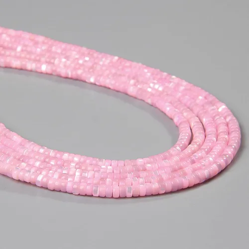 Vista 12 de Los granos naturales del espaciador del tubo del grano de Shell de agua dulce teñidos madre de perlas flojas para la fabricación de la joyería, 1