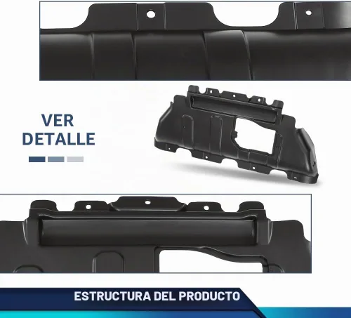 Vista 8 de PIT66 Protector contra salpicaduras de motor delantero compatible con Dodge Durango 2011-2024 / Jeep Grand Cherokee Summit 2021 55079191AE