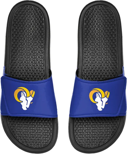 Vista 13 de FOCO mens NFL Team Cropped Big Logo Shower Sport Slide Flip Flop Sandals Casual Sandals