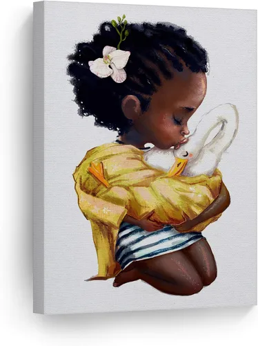 Vista 18 de SmileArtDesign V18 - Lienzo impreso y decorativo para pared, diseño africano